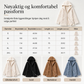 Uformell kosedrakt for kvinner med ensfarget farge og myk pels
