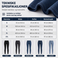 Høytaljede slanke jeans for kvinner