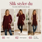 Bohemsk blonde-tunikktopp for kvinner