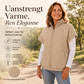 Varm vattert vest for kvinner