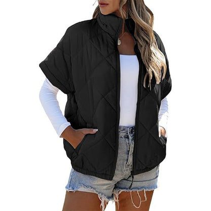 Varm vattert vest for kvinner