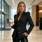 Formstillegående chic blazer for kvinner