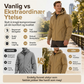 Vindtett softshell-termojakke for menn