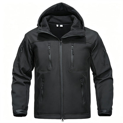 Vindtett softshell-termojakke for menn