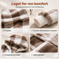 Dames løs rutete fargeblokk hettejakke