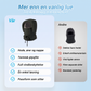 Pløsjforet, tykkere termisk lue med ansiktsmaske