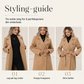 Elegant trenchcoat med belte