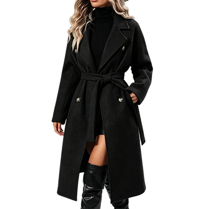 Elegant trenchcoat med belte