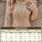 Kabelstrikket bodycon mini genserkjole