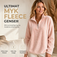 Avslappet og koselig quarter-zip-genser for kvinner