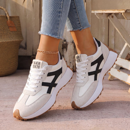 Casual lette plattformsneakers for kvinner
