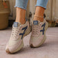 Casual lette plattformsneakers for kvinner