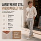 Avslående rundhalset strikkeoverdel for herrer