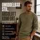 Klassisk rundhalset strikket genser for herrer