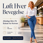 Avslappende, strekkjeevne høytaljebukser for kvinner