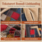 Varm fleece-fôret, hettegenser for kvinner med bomull- og linblanding og print, vintermodell