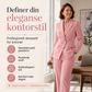 Elegant dobbeltspent blazer- og buksesett for kvinner