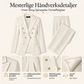 Elegant dobbeltspent blazer- og buksesett for kvinner