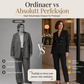 Elegant dobbeltspent blazer- og buksesett for kvinner