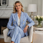 Elegant dobbeltspent blazer- og buksesett for kvinner