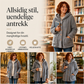 Vennlig koselig hettejakke for kvinner til vinterbruk