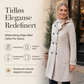 🍂 50% RABATT | Elegant dobbeltspent kåpe med hette – klassisk mellomlang passform