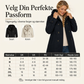 🍂 50% RABATT | Elegant dobbeltspent kåpe med hette – klassisk mellomlang passform