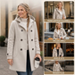 🍂 50% RABATT | Elegant dobbeltspent kåpe med hette – klassisk mellomlang passform