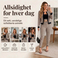 3-dels sett for kvinner: Cardigan, tube-topp og bukse