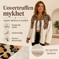 Flammeskjort-jakke i pløsd for kvinner, med knapper og lappete