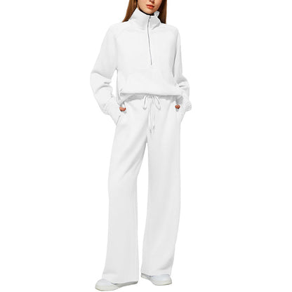 ✨👚 Avslappet oversized-genser for kvinner | Rund hals, lange ermer og trendy rynkedetaljer