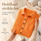 Avslående strikket cardigan for kvinner