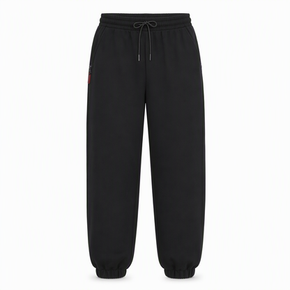 Vinterjoggebukser i fleece for kvinner med glidelåslommer