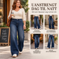 Termische high-waist wide-leg jeans for kvinner