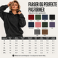Unisex, avslappet oversize hettegenser med syrevask
