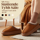 Mykt forede hjemmesko med tykk såle for dame