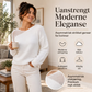 Kvinne genser i imitert mink med mesh-innslag