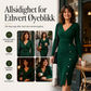 Elegant ribbestrikket bodycon-kjole for kvinner