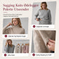 Kvinnelig ensfarget turtleneck-genser med skjørt-sett for høst og vinter