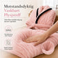 Tykk langermet badekåpe i strikket plush