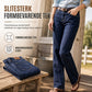 Klassiske rette jeans med stretch for dame