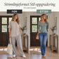 Elegant V-hals strikket topp for kvinner