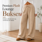 Dame løse, myke og varme lounge-bukser