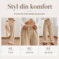 Dame løse, myke og varme lounge-bukser