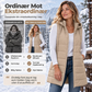Midtlang, hettepuset vest for kvinner – Varm og stilren lag-på-lag-favoritt ✨🧥❄️