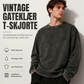 Vintage-vasket langermet T-skjorte