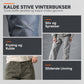 Høytaljede PU-leggings i lær for kvinner, foret med fleece, supermyke og varme vinterbukser