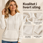 Casual hettegenser i strikk til dame