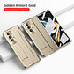 Sammenleggbar elektroplated-linsebeskytter mobildeksel til Samsung Zfold3/Zfold4