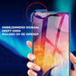 Magnetisk herdet glass dobbeltsidig telefonveske for Samsung